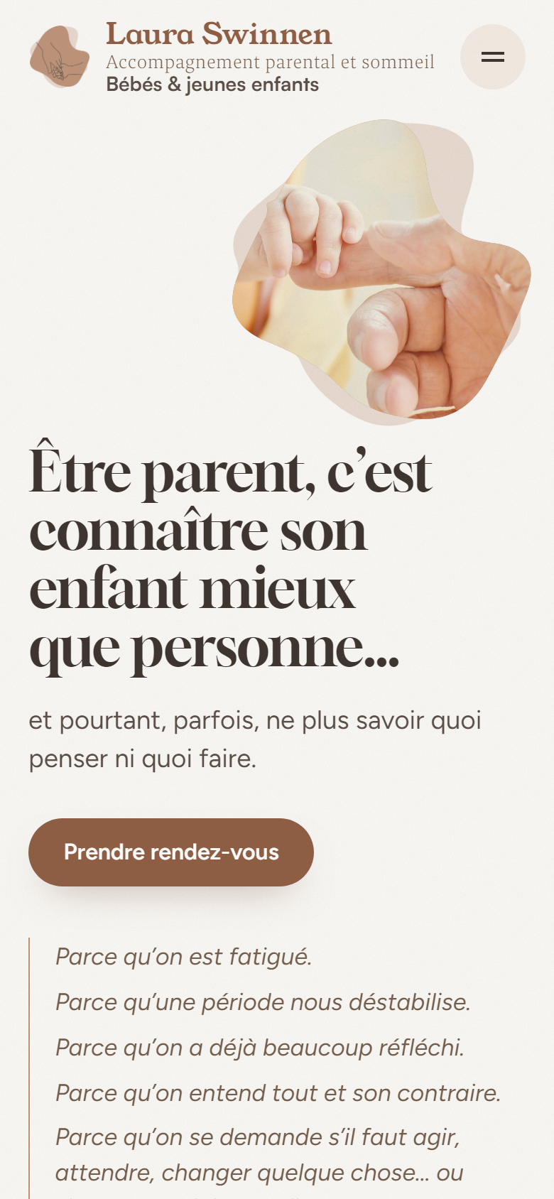 10 · L'ouverture en une pièce sur téléphone