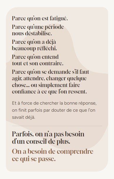 Esquisse de la strophe à 390 px : les cinq pensées, la chute puis la phrase pivot, en une colonne.